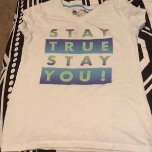 White tight work out shirt